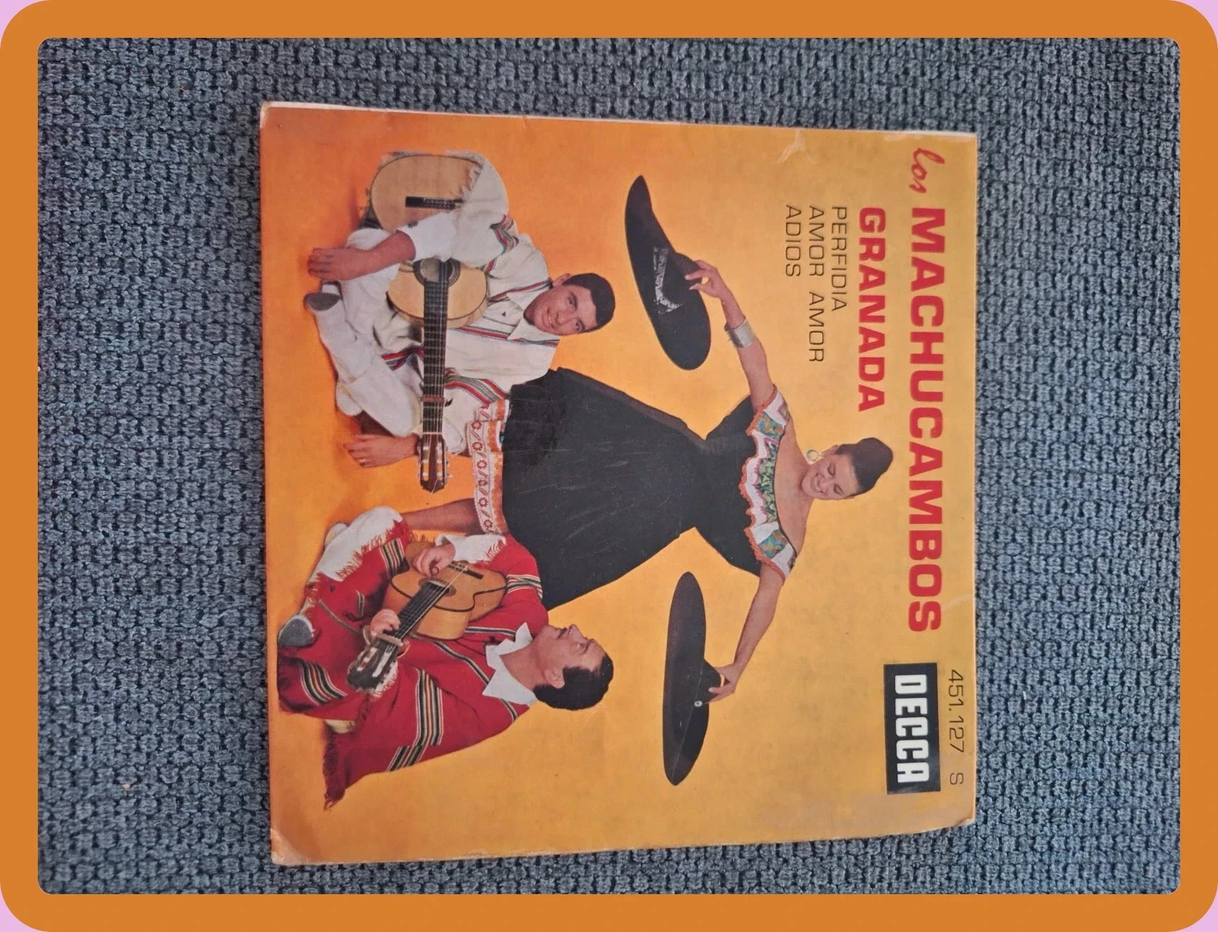 Vinyle 45 Tours EP - Los Machucambos - Granada - DECCA